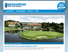 Tablet Screenshot of berghoefer.at
